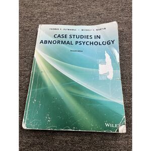 Case Studies in Abnormal Psychology - Paperback By Oltmanns,‎ Thomas F.